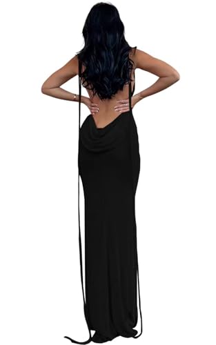 Robe longue d'été sans manches col bénitier et dos nu Remxi pour femme