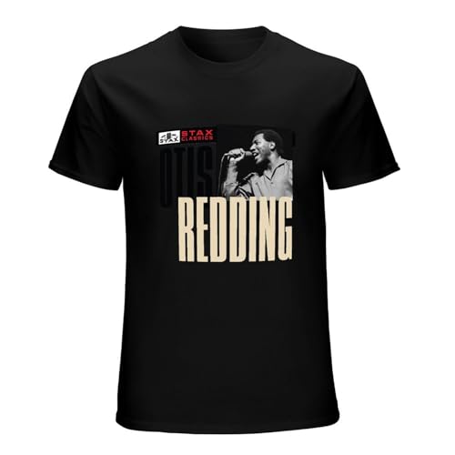 Photo de T-Shirt Otis Sleeve Friend Redding Short Shirts Event Big Shirt Boy Unisex Gift for Men Tee Girl Men Novelty Family Black S