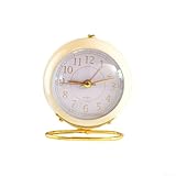 【Fonction d'alarme efficace】L'horloge fish-eye abrite une alarme électronique. Le relief et lisse améliore la transmission du son, résultant en une sonnerie forte et claire. Dites adieu au sommeil excessif