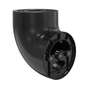 Holicfun Traufhalterung für Blink Wired Flutlichtkamera, Ring Floodlight Cam Wired Plus und Flutlicht Cam Wired Pro - Schwarz