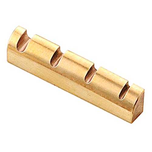 Levemolo Enhance Your Sound Brass Bass Nut String Instrument Nut Replacement for Violin Ukulele Banjo Mandolin Music String Nuts Saddle Nut Gl230