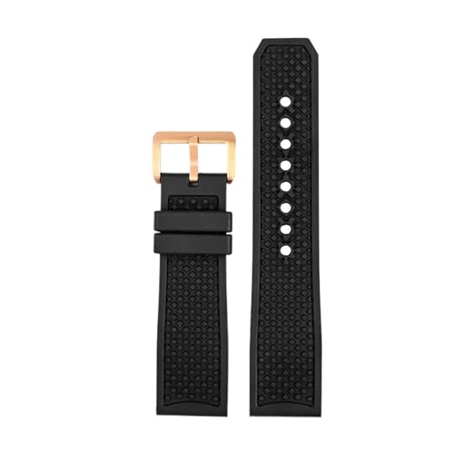 [ȓX] JeBG Xgbv Lo[ W7100055/WGCA0010 WSCA0006 uXbgƌ݊(Black-rosegold clasp,24mm)