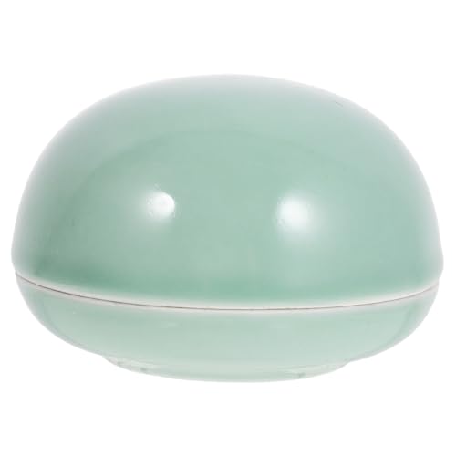 HOMSFOU Caja de Porcelana para Tinta de Caligrafía Contenedor de Almacenamiento de Tinta Diseño Práctico y Portátil Tapa para Artes de Escritura y Pintura