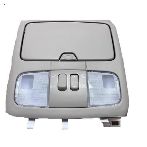 Interior Dome Lamp Cover Reading Light Control for Panel with Sunroof Switch Car Accessories for Toyota for Land for Cruiser Prado LC120 4000 2700(Grey)