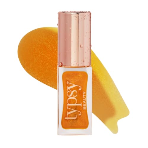 Image of Typsy Beauty Hi Honey! SPF 25 Lip Oil| 7ml|Gloss like shine Enriched with Mirsalehi Honey & Vitamin E,PA+++ High UVA Protection |Zero Taste| Protects chapped lips with Metal Cooling Applicator
