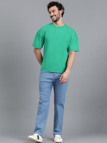 Image of KOTTY Men's Solid Straight Fit /Skinny Fit /Relaxed Fit Comfortable and Strechable Stylish Looking Jeans