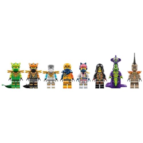Image of LEGO NINJAGO The Dragon of Life - Dragon Toy - Building Set with 8 Minifigures - 71859