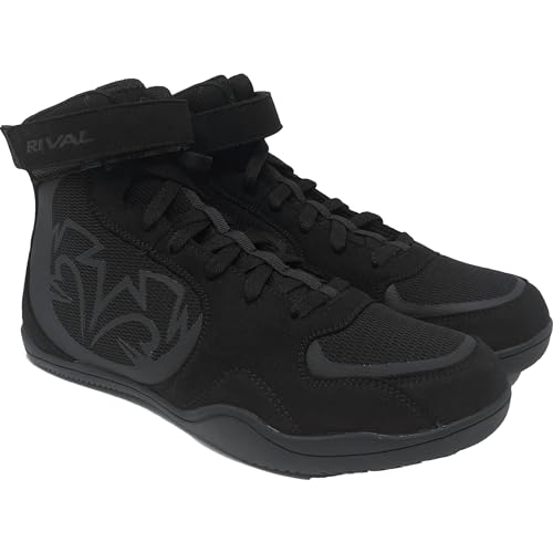 RIVAL Boxing RSX-Genesis 3 Low-Top Boxing Shoes, Secure Ankle Strap, Molded EVA Insole, and...