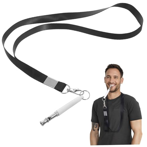 ifundom 2pcs Dog Training Lightweight Sound with Lanyard for Easy Carrying Obedience Training Tool for Puppies and Breeds White
