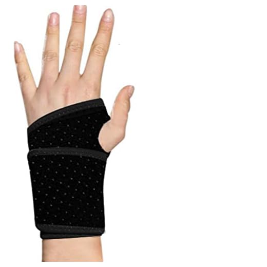 Handledsskydd 1 ST Wristband Neoprene Justerbar handledsstöd Volleyboll Badminton Tennis Arrist Brace Wraps Hand Band Artritis gym remmar (Color : Black(1 PCS), Size : Adjustable One Size)