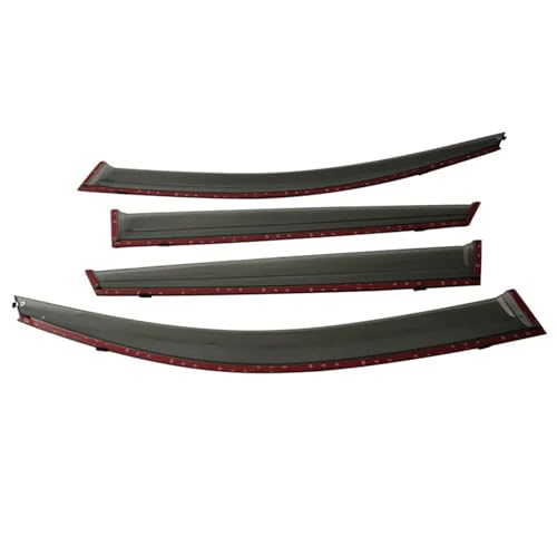 Pare-soleil JAC JS6 déflecteurs haut de gamme chrome carbone - 5