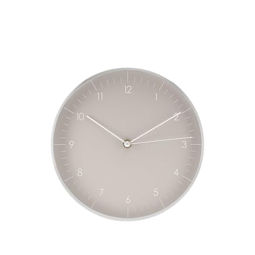 LUUK LIFESTYLE Quartz Wall Clock with Silent Movement, Elegant and Timeless Design, Gift idea New