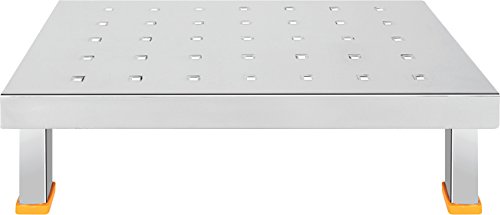 Image of Priya Stainless Steel Stool, Table for Office, Home,Furniture and Outdoor Size Small - Silver