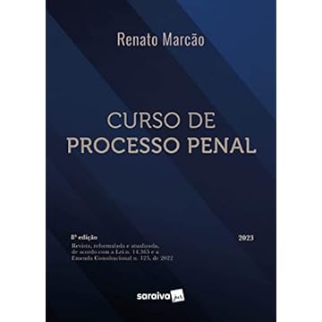 Capa do livro Curso de Processo Penal - 8ª edição 2023