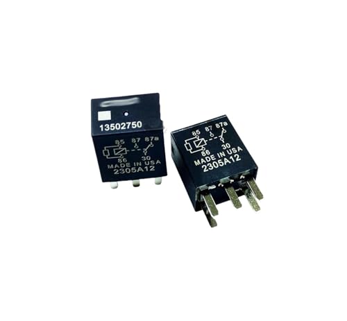 Relé de 5 pines 13502750 de 12V CC para automoción pack de 2 unidades