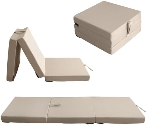 Matelas pliant, imperméable, pliable, 3 pièces, pour le camping, ...