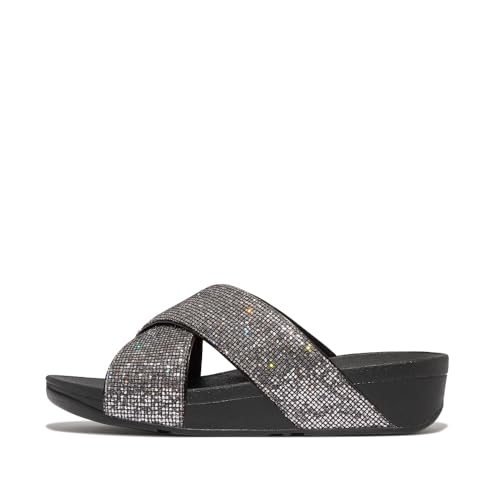 Fitflop Lulu Glitterball Cross Slides Sandales parfaites pour vos vacances