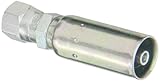 Eaton Weatherhead Coll-O-Crimp 04U-604 Female Swivel Fitting, SAE 37-Degree, Low Carbon Steel, 1/4