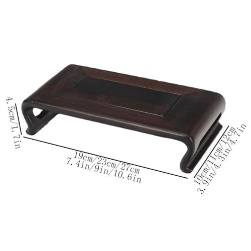 Base de bonsaï bois grand support rectangulaire pour protéger vos meubles