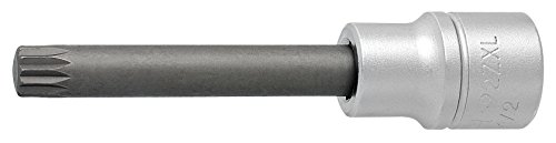 Unior 192/2ZXL Screwdriver Bit 1/2 Inch with Vielzahnpr Profile, Long, M6