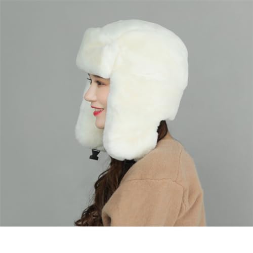 Long Skiing Lei Feng Hat Women's Winter Warmth Thickened Ear Protection Cotton Hat