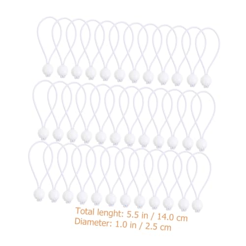 Lot de 40 élastiques pour bâche et tente haute élasticité durables - 2