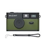MAZUNT Retro Digitalkamera, 12 MP, bildschirmfreie Vintage-Kamera mit 4 Filtern, Einwegkamera-Ersatz, inkl. 8 GB SD-Karte für tausende Fotos, grün