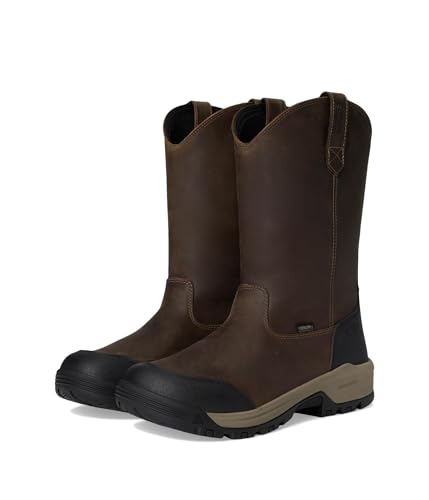 KEEN Utility Men's Evanston Soft Toe Waterproof Leather Durable Construction Pull on Work Boots