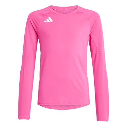 adidas Girls' Volleyball Hilo Long Sleeve Jersey, Team Shock Pink