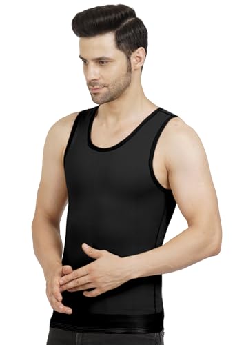 Image of Gynecomastia Full Vest || HIGH Compression || Zipper-Free Tomboy Chest Binder || Abdomen Support || Chest Shapewear