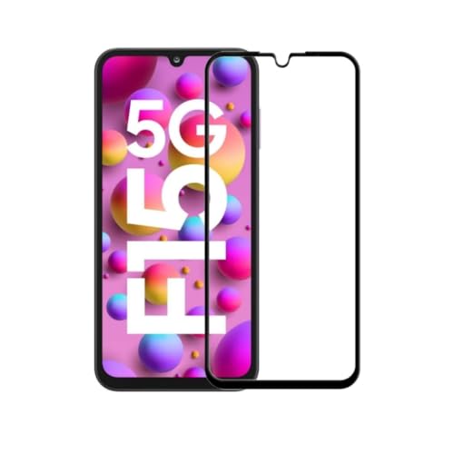 Image of DD SON Tempered Glass for Samsung Galaxy A15, Galaxy F15 and Galaxy M15 (6.5 Inch) With Installation Kit | Military-Grade Gorilla Screen Protector | Edge to Edge Coverage | Black