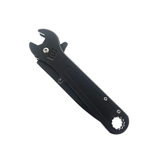 Falcon 10Mm/13Mm Gauge Functional Wrench Spring Assisted Open Pocket Folding Knife. For Tool, Camping, Hunting, Daily Used #TOP4