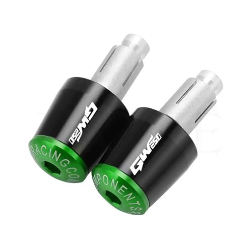 Embout de guidon moto anti-vibrations vert pour vos trajets en Suzuki Inazuma
