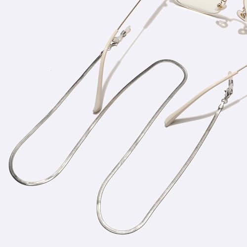 Image of Eyeglass Chain for Women Stylish,Stainless Steel Glasses Strap for Men Women,Eye Glasses Holders Around Neck