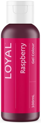 Image of Loyal Gel Food Coloring | Vibrant Color for Buttercream, Fondant, Royal Icing, Gum Paste, Marzipan and Cake Batter | Gel-Based Concentrated Food Dye - 100ml Raspberry