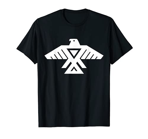 Anishinaabe Native American Thunderbird in white Anishinaabe Native American Thunderbird in white
