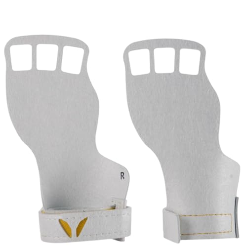 Victory Grips Mens X2 Hand Grips for Cross Training & Gymnastics 3 Finger Full Coverage Palm Grips with High Protection Vegan Material and Wrist Wrap Support 1 Pair (M)