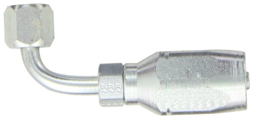 Image of EATON Weatherhead 42504N-664 90 Degree Female Swivel Tube Elbow Fitting, SAE 37 Degree, AISI /SAE 12L14 Carbon Steel, 1 /4 inch Hose ID, 1 /4 inch Tube Size