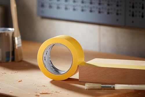 3M Pro 244 Profi Malerband - 1 Rolle 48 mm x 50 m - für scharfe Farbkanten, UV-beständig, innen und außen