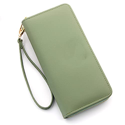 Mobile Phone Bag Handbag Ladies Wallet New Ladies Wallet Long Bowl Sweet Heart Wallet Zipper Card Bag (E)