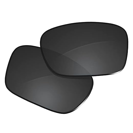 Glintbay Lentes de óculos de sol de substituição 100% precisas para Oakley Portal X OO9460, Preto avançado polarizado, Small