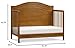 Davinci Charlie 4-in-1 Convertible Baby Crib - GREENGUARD Gold Certified Convertible Crib to Toddler Bed, Daybed, Full-Size Wooden Bed, Durable, 4 Adjustable Mattress Heights - Chestnut