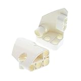  Bausteine gebraucht 2 x Lego Technic Panele Set Paar Weiss Verkleidung Seite A / B klein glatt kurz Fairing # 1 / Fairing # 2 Side A B 87080 87086