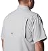 Columbia Mens Slack Tide Short Sleeve Camp Shirt, Cool Grey, Small