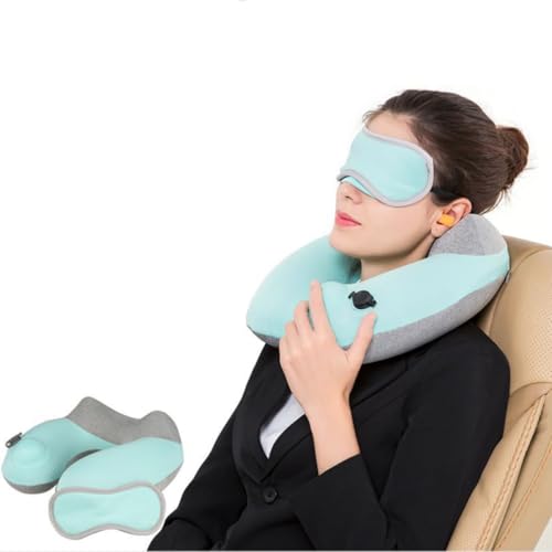 Oreiller cervical gonflable haut de gamme lavable et confortable - 4