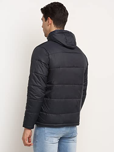 Image of Cantabil Navy-Blue Winter Wear Jacket Full Sleeve for Men l Jacket for Men l Winter Wear Jacket for Men (MJKT00021-NAVY)