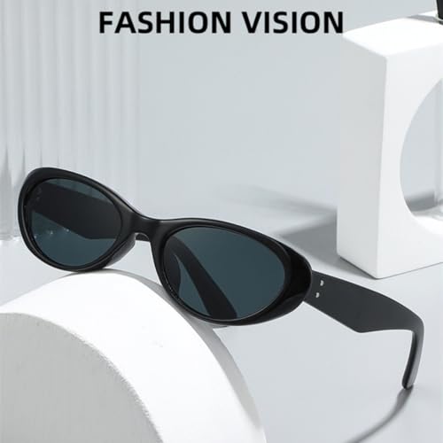 Lunettes de soleil œil de chat protection UV400 à rivets tendance - 4