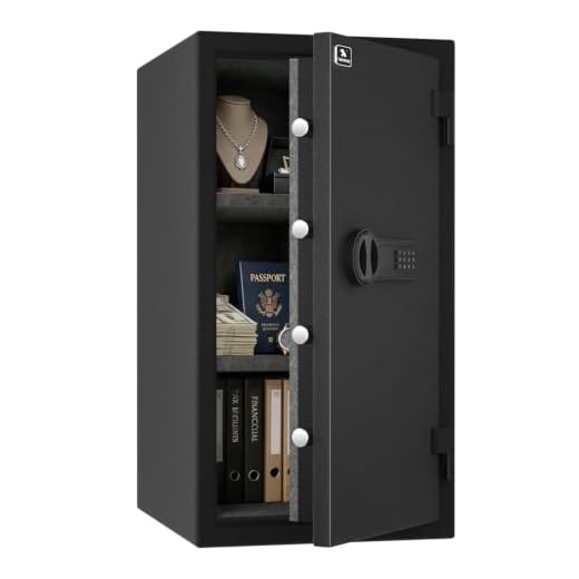 TIGERKING Safe Box,Fireproof Safe,3.47 Cubic Feet,Large Steel Money Safe Home Safe with Digital Lock for Home and Office