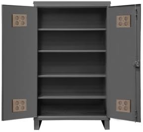 Outdoor Storage Cabinet, 12Ga-Econ-Os-6024, Wxdxh: 60 X 24 X 78, Capacity Per Shelf: 1,650#, Unit Weight: 768#, Hdco246078-4S95