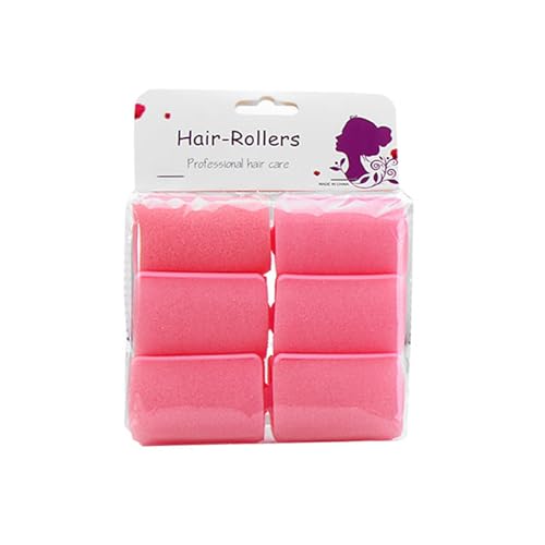 Bloquear el erior De Esponja - Sleep Curlers, Rigudíes Para Dormir | Curlers Suave Y Acostado, Rulos De Peluquería Flexible, Esponja Para Peinado